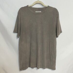 Imogene and Willie Alpha Industries Taupe Short Sleeve Tee size XL